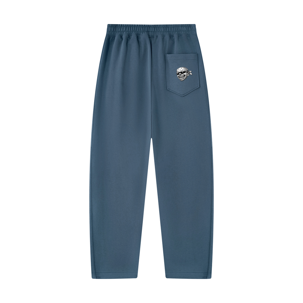 Unisex Tapered Straight Hem Sweatpants