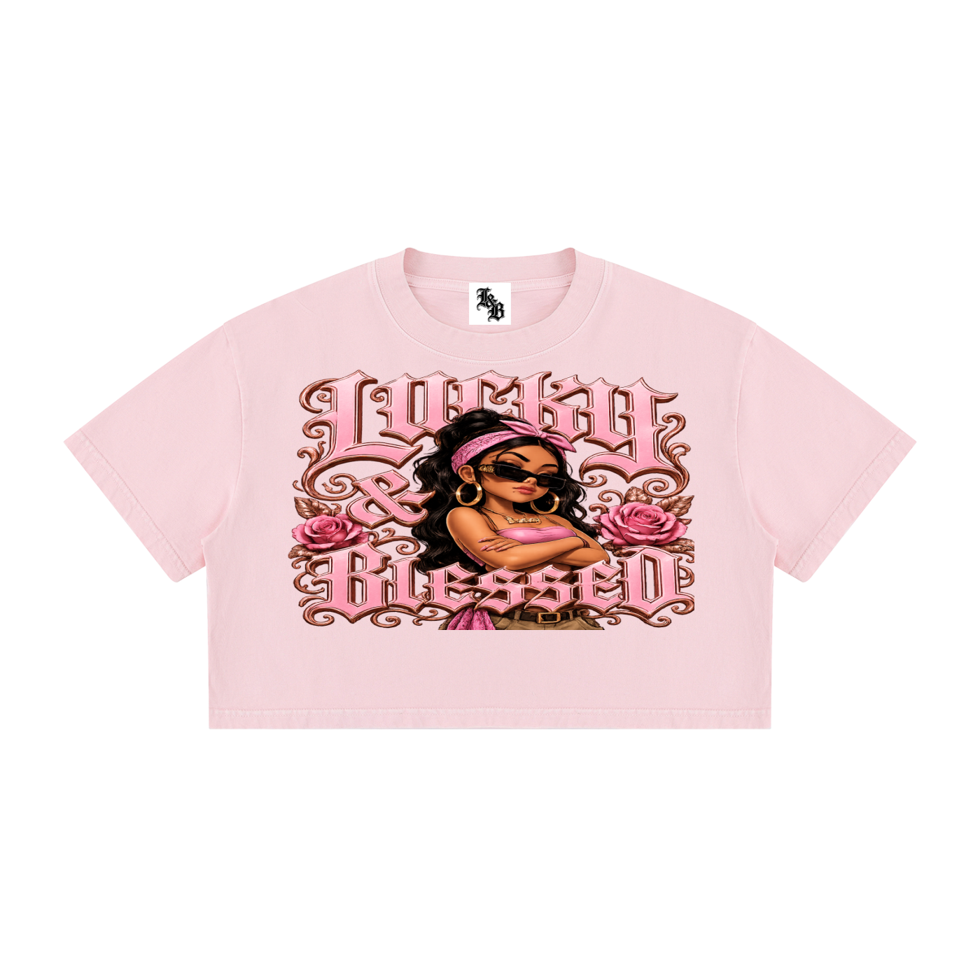 Women's Mineral Wash Cotton Crop T-Shirt