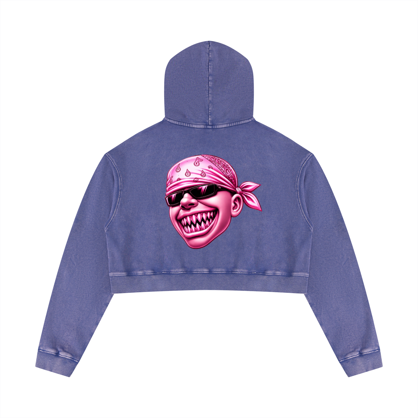 Women’s Mineral Washed Crop Hoodie