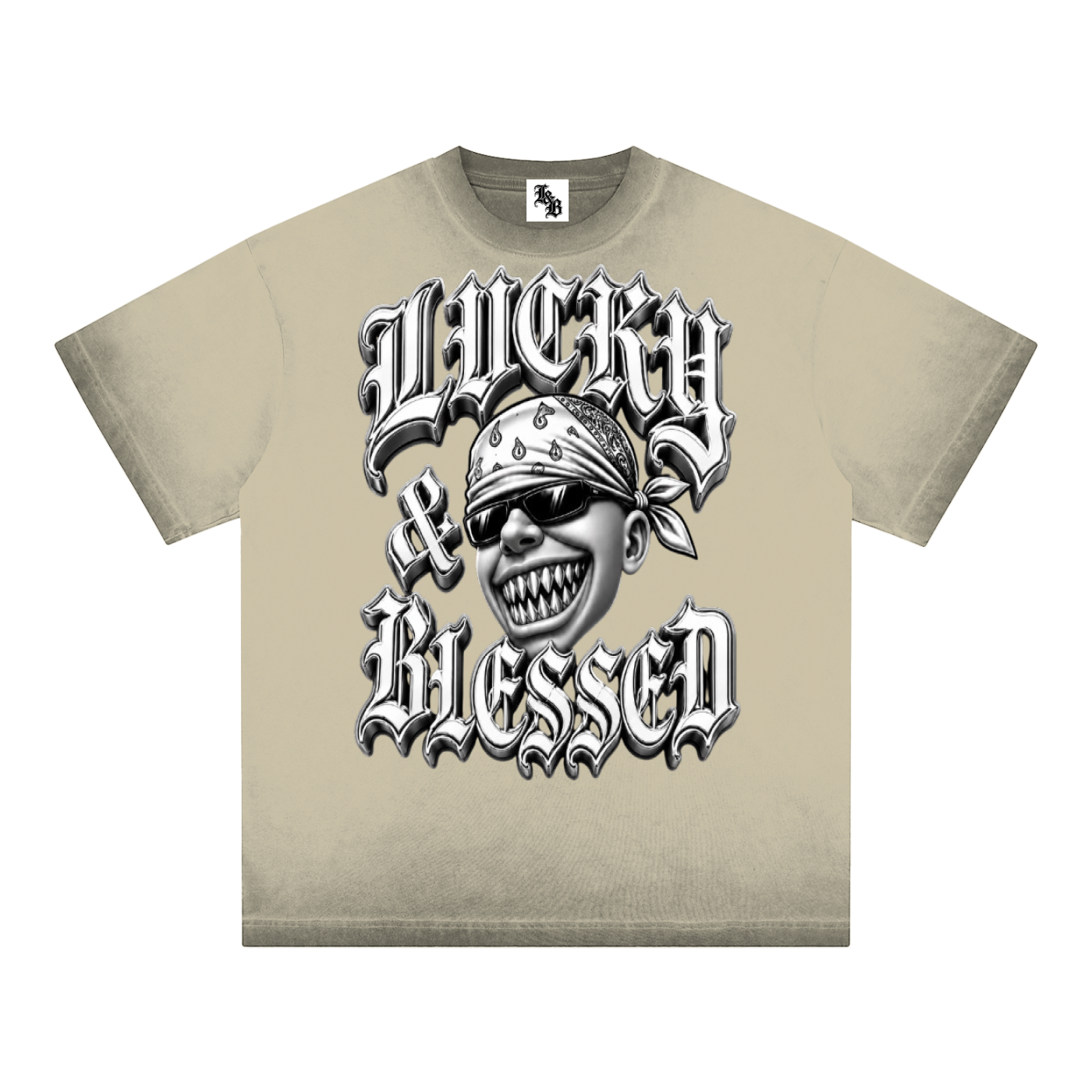 Reverse Dyed Loose Cotton T-Shirt