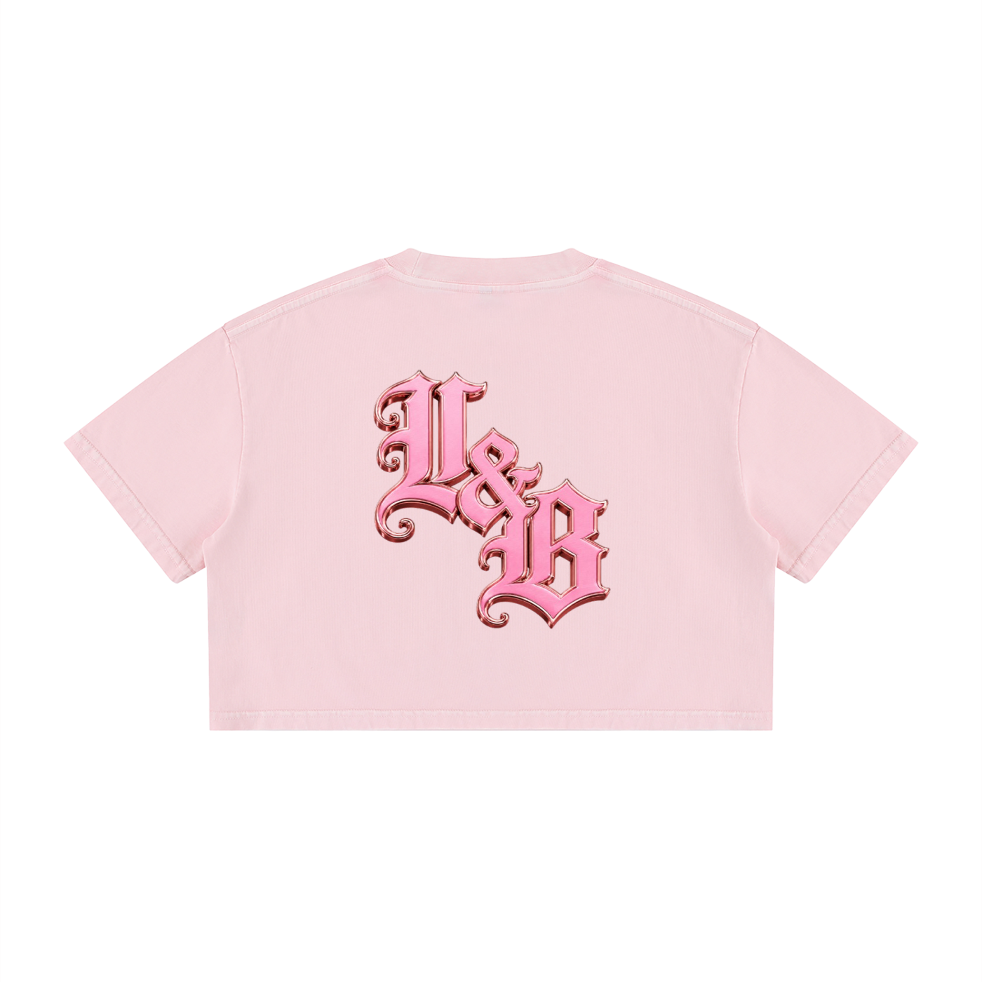 Women's Mineral Wash Cotton Crop T-Shirt