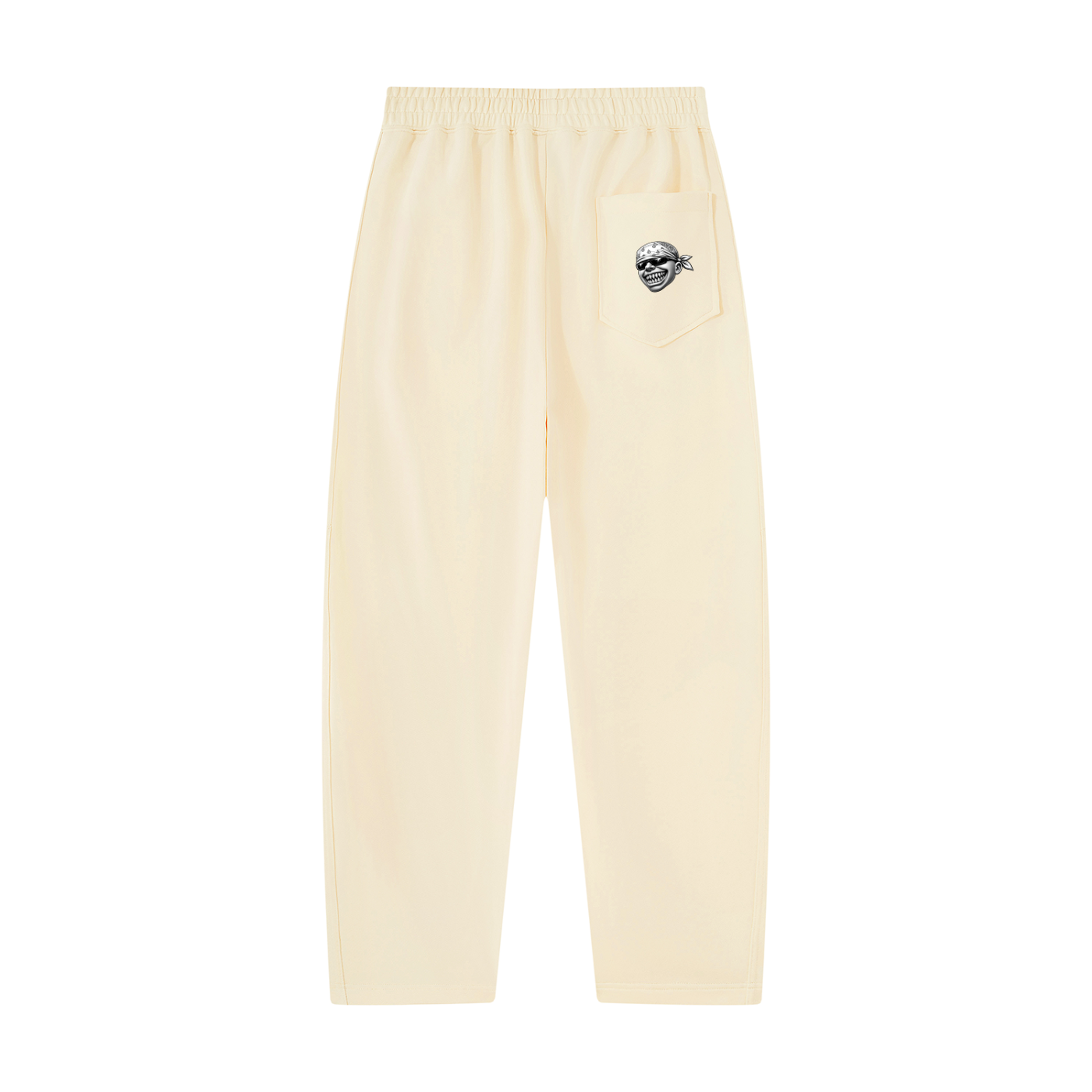 Unisex Tapered Straight Hem Sweatpants