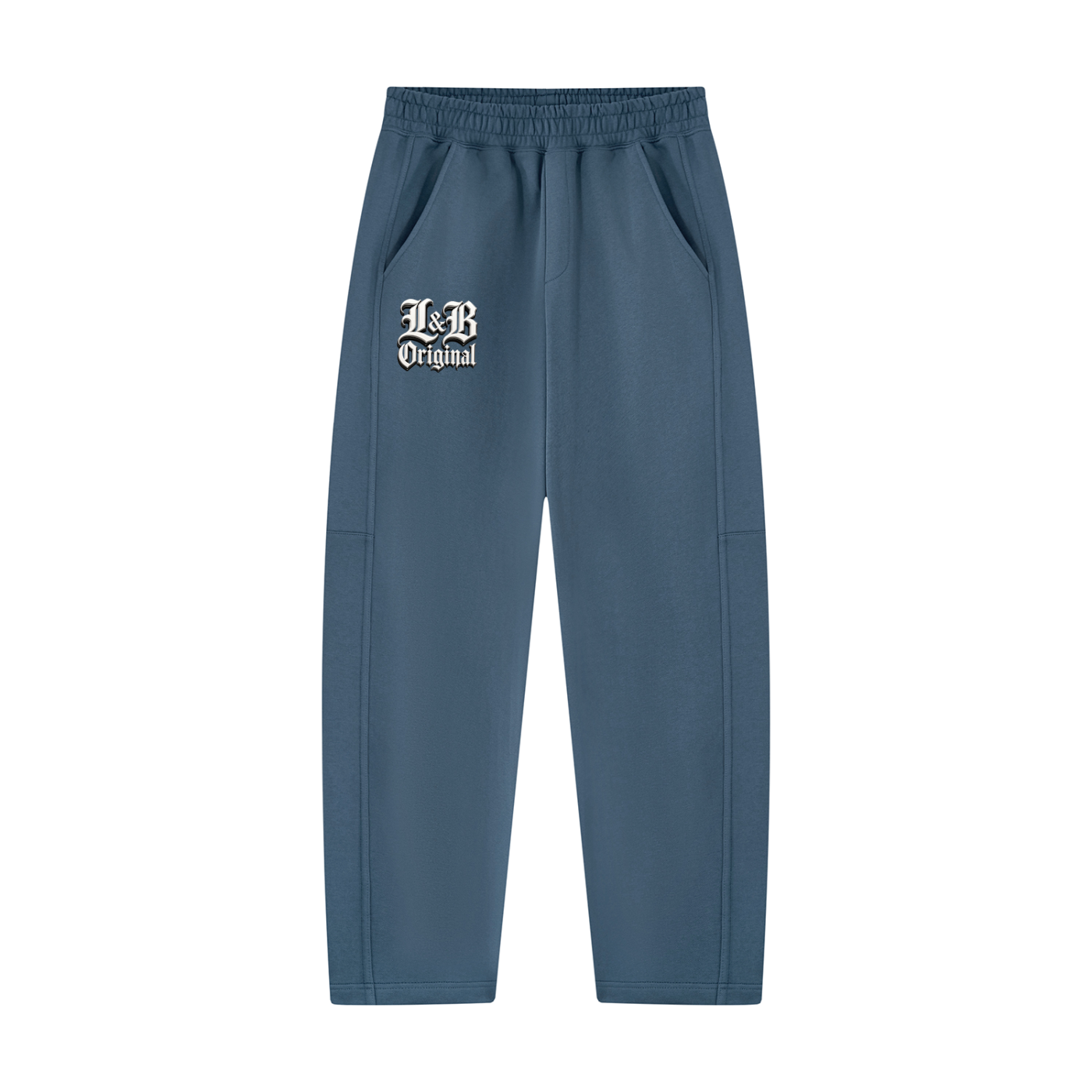 Unisex Tapered Straight Hem Sweatpants