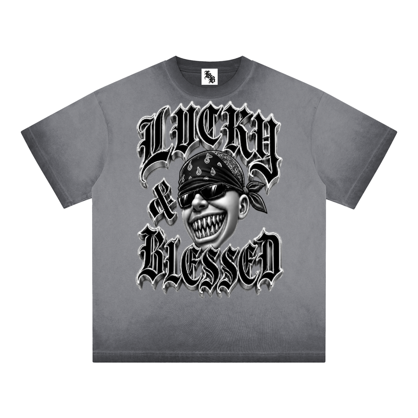 Reverse Dyed Loose Cotton T-Shirt