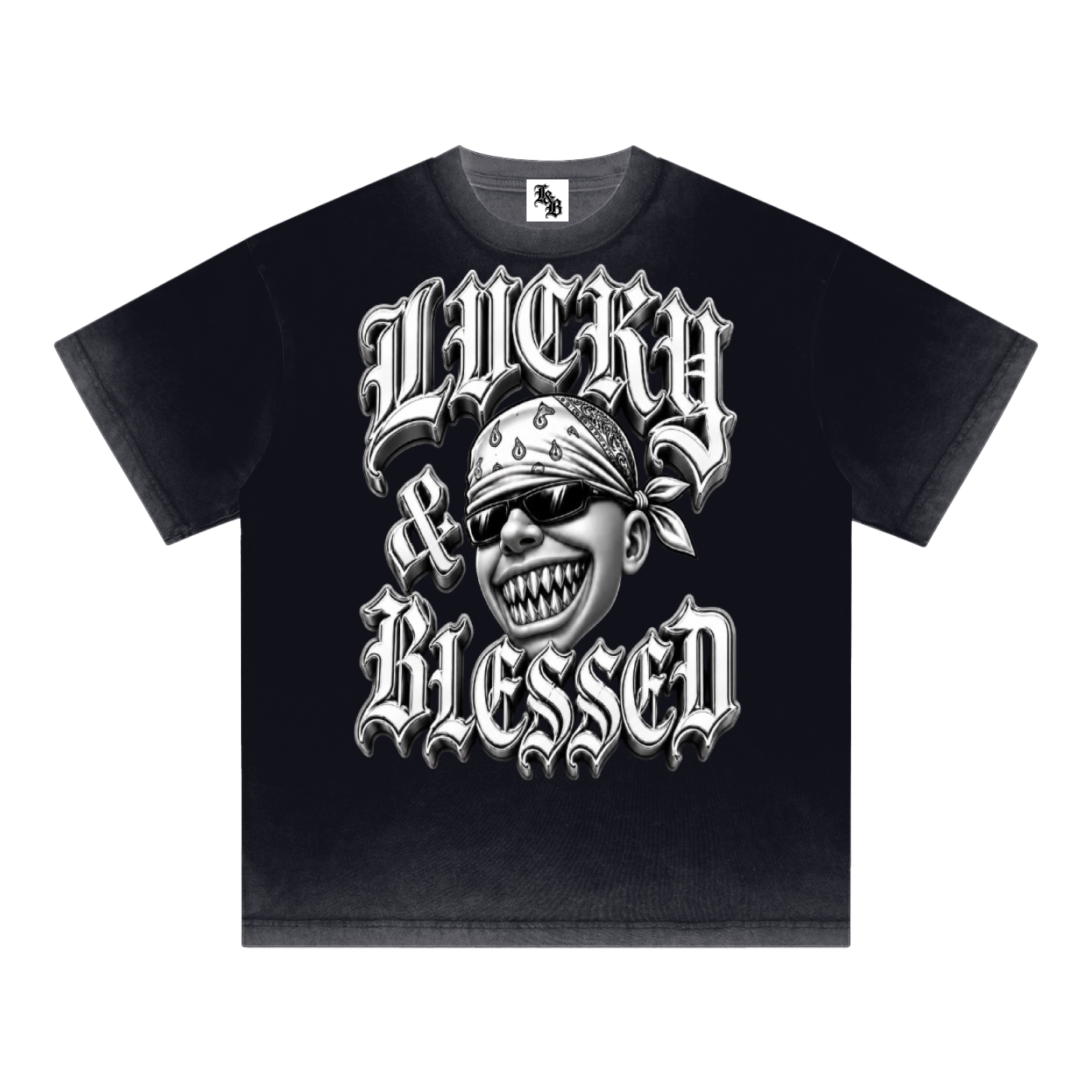Reverse Dyed Loose Cotton T-Shirt