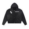 L&B zip-up Hoodie Black