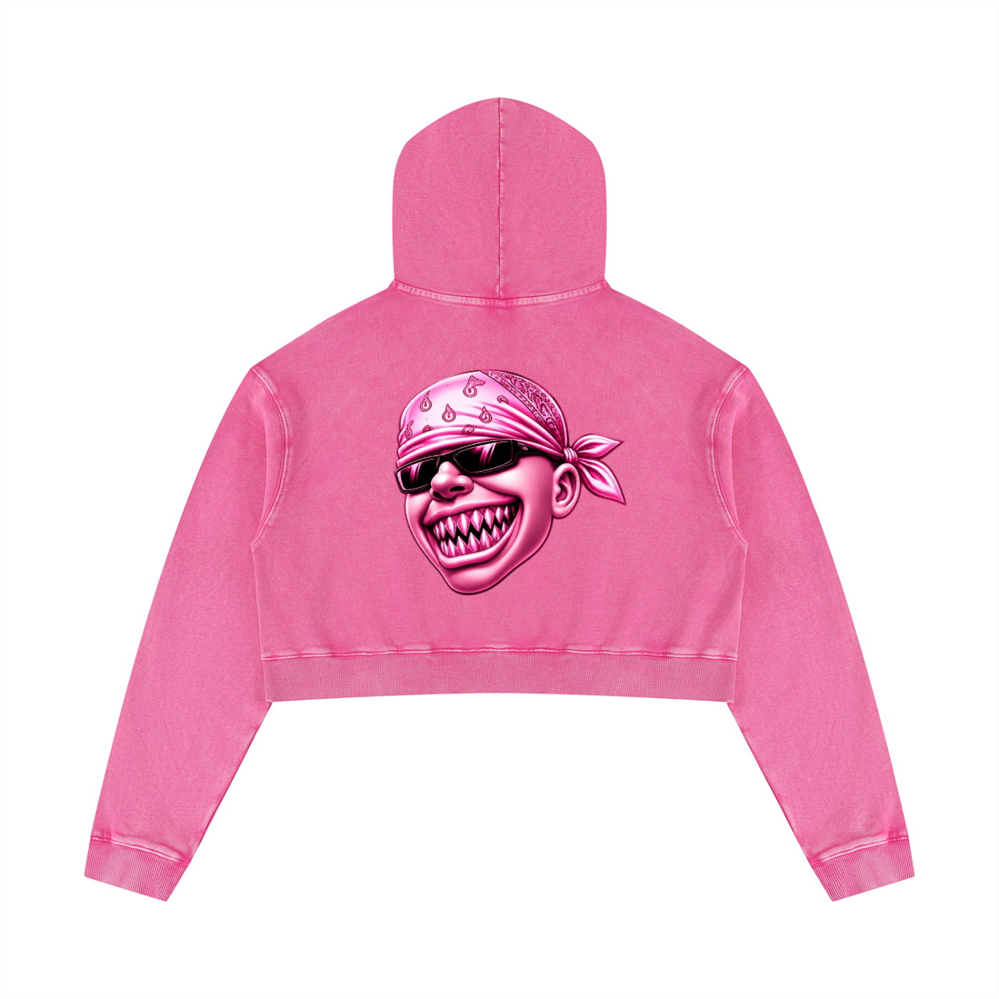 Women’s Mineral Washed Crop Hoodie
