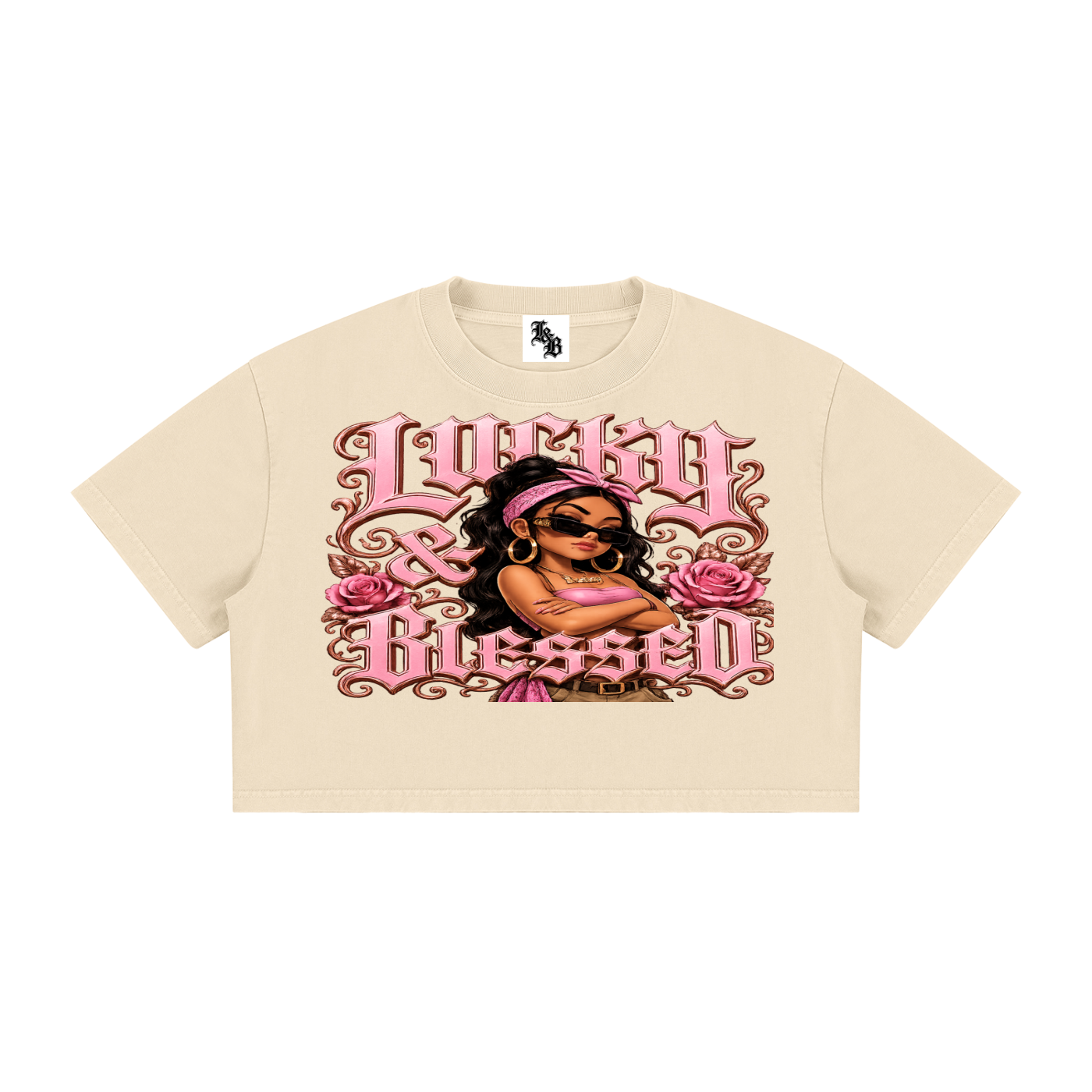 Women's Mineral Wash Cotton Crop T-Shirt