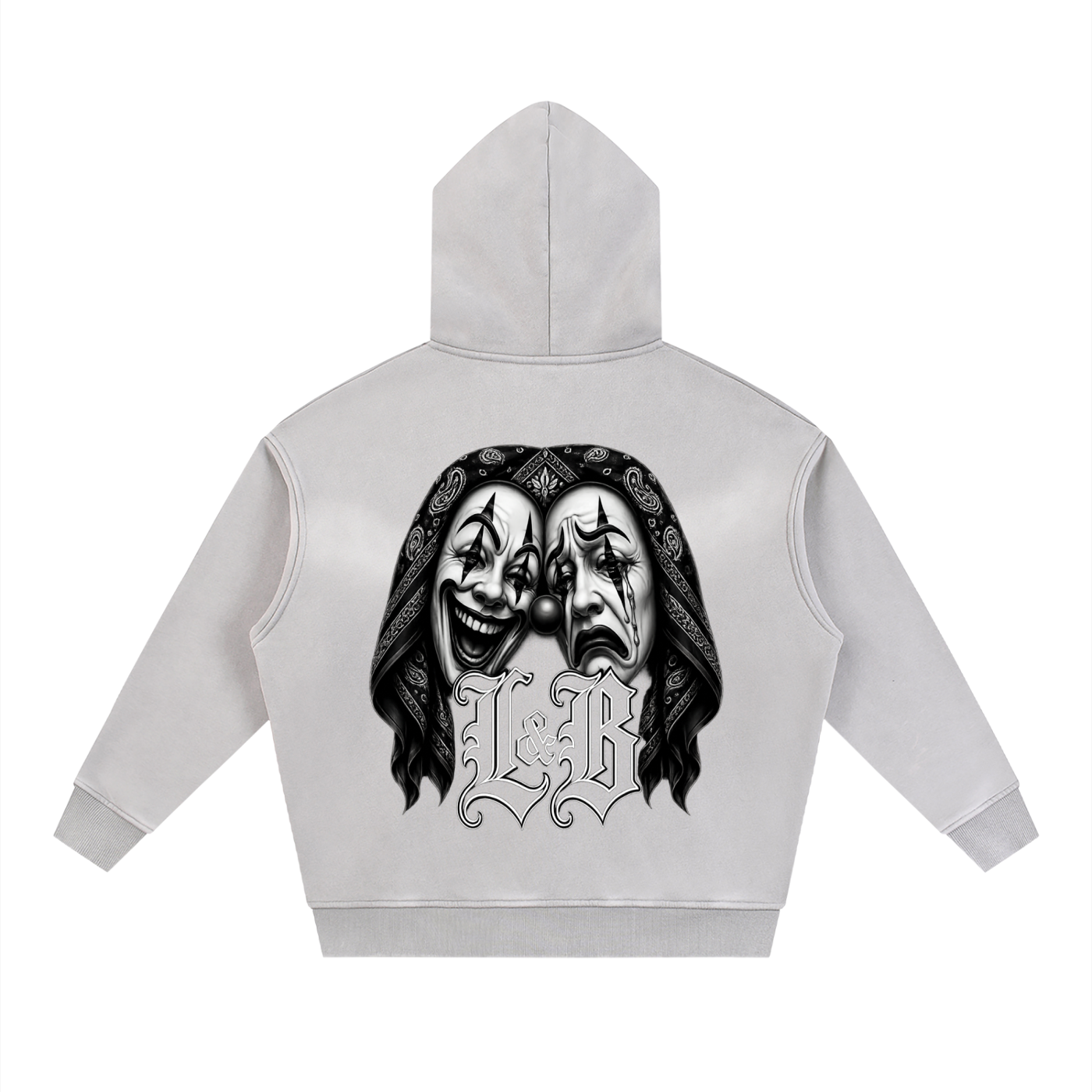 Sunfade Two-way Zipper Boxy Fleece Hoodie