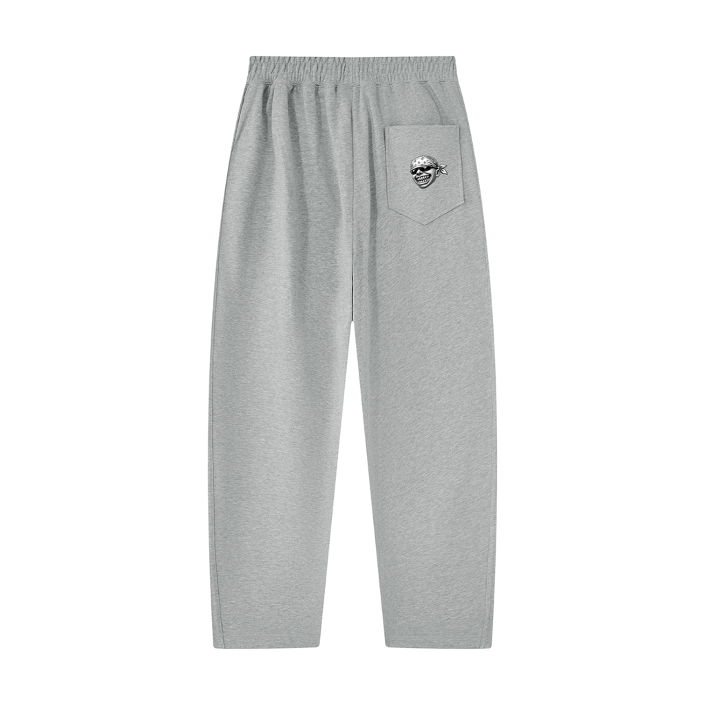Unisex Tapered Straight Hem Sweatpants
