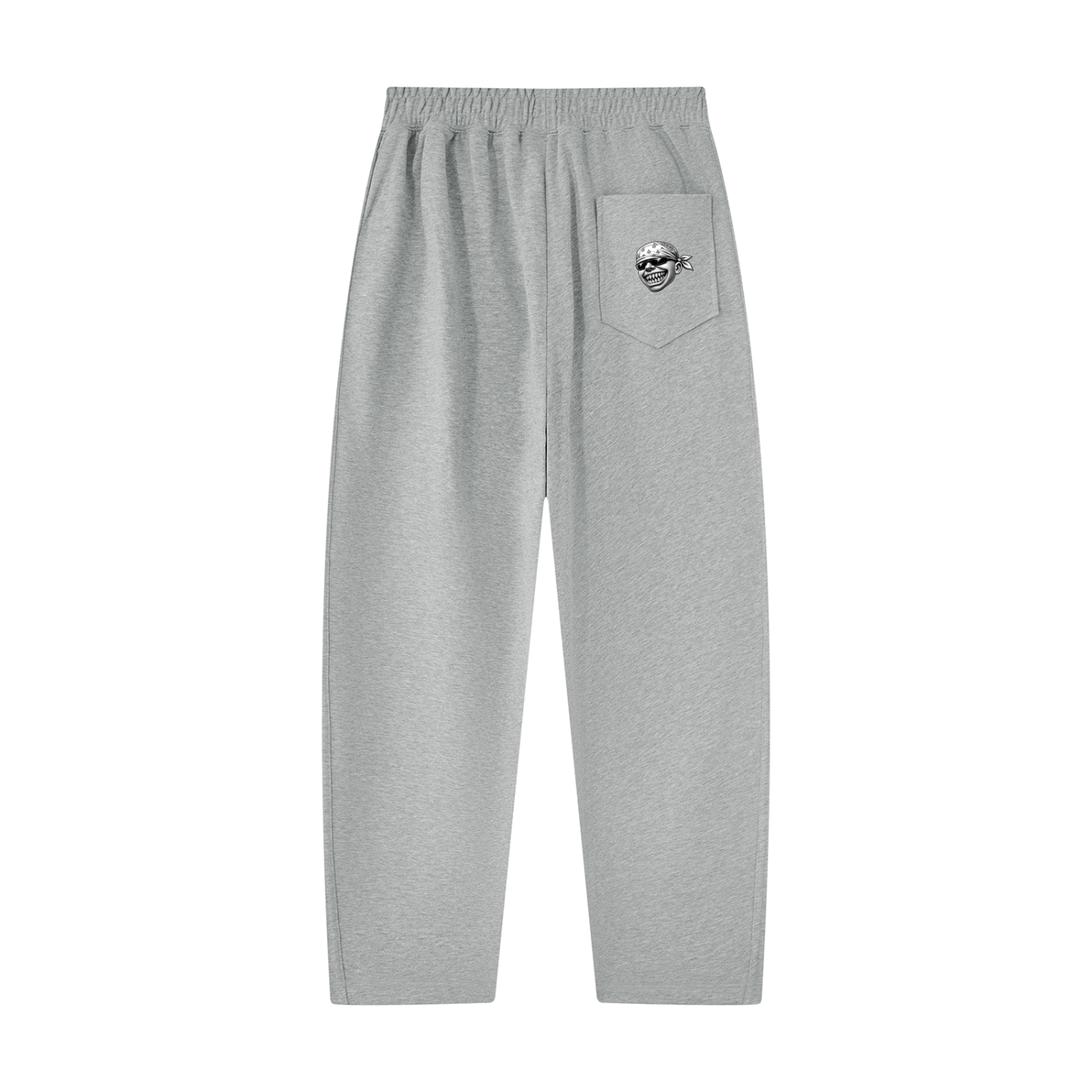 Unisex Tapered Straight Hem Sweatpants