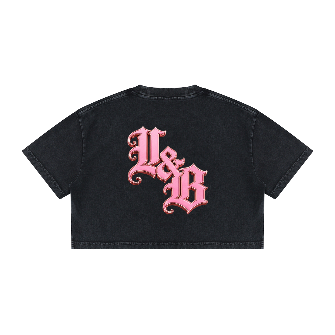 Women's Mineral Wash Cotton Crop T-Shirt