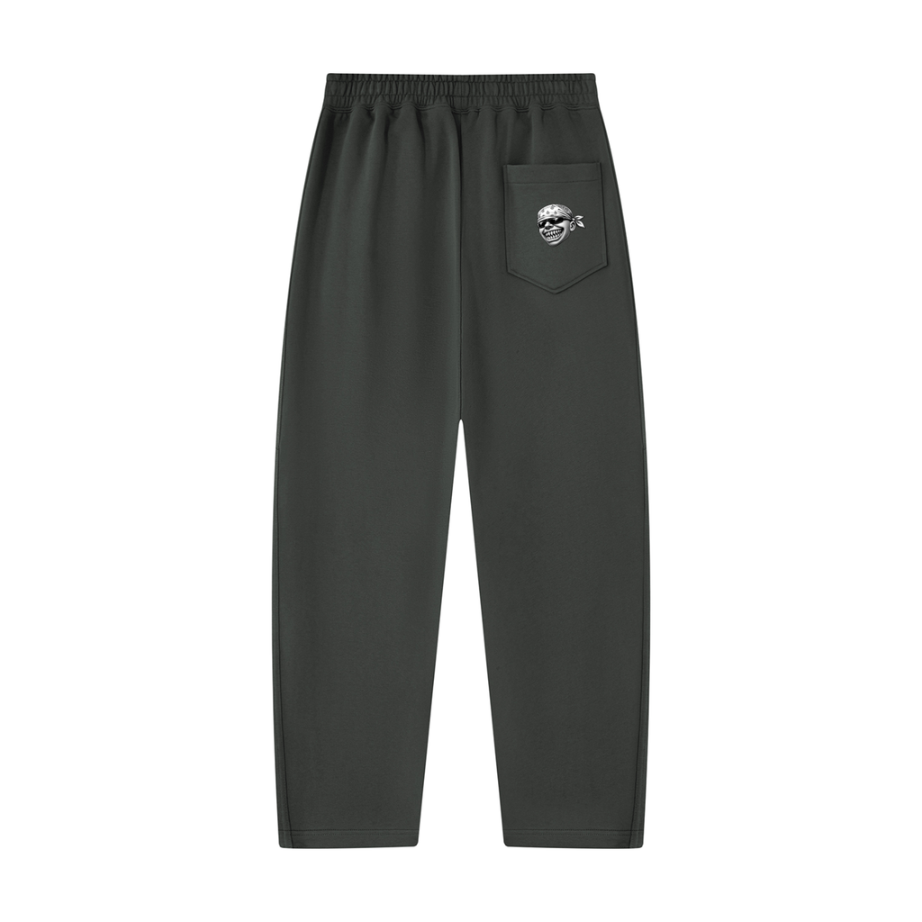 Unisex Tapered Straight Hem Sweatpants
