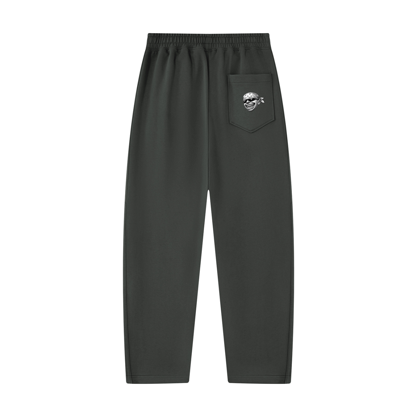Unisex Tapered Straight Hem Sweatpants