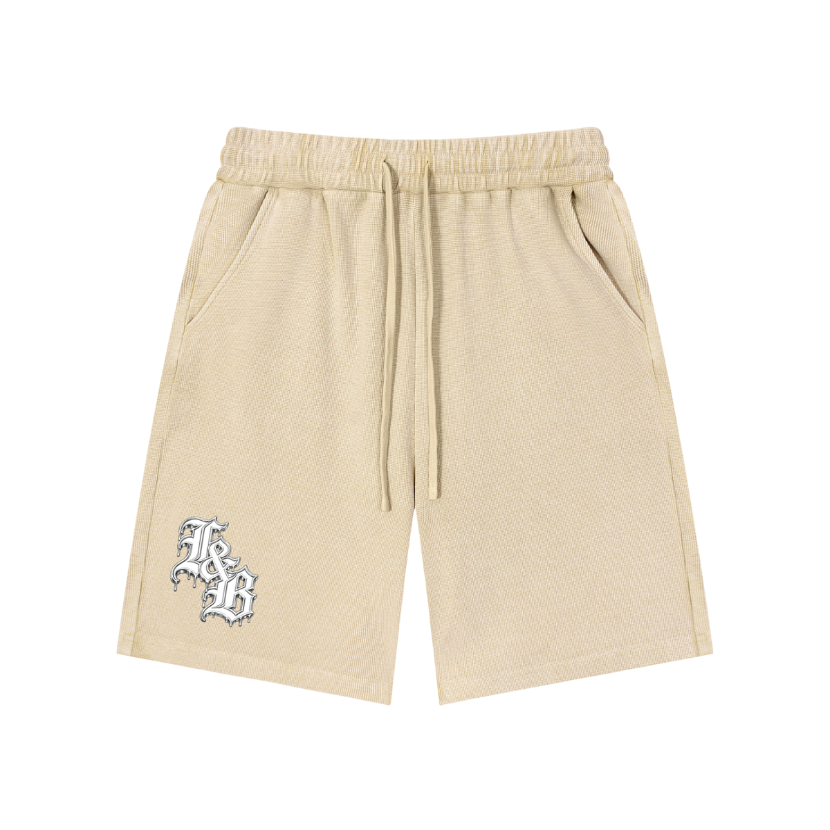 Mineral Wash Waffle Knit Shorts